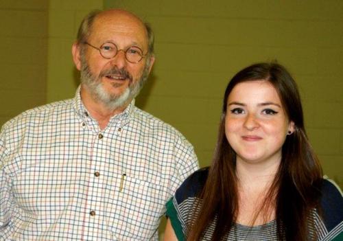 Fritz our GRSP Host for 2014-15 brought Peggy Savage to her very first Northlake meeting..jpg