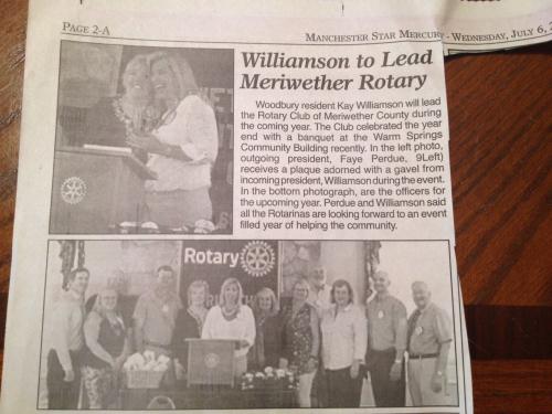 Williamson to Lead Meriwether Co Rotary Club as President.jpg