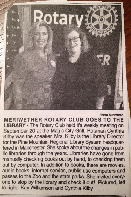 Cynthia Kilbe Library Director for the Pine Mt Regional Library - Sept 20 2016.jpg